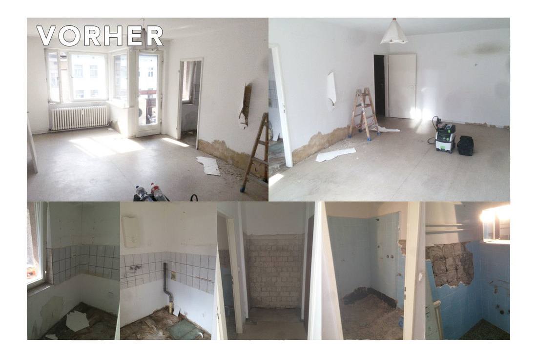 INDECORATE Make-over: Monochrome Ein-Zimmer-Wohnung mit Küche in Marsala - VORHER
